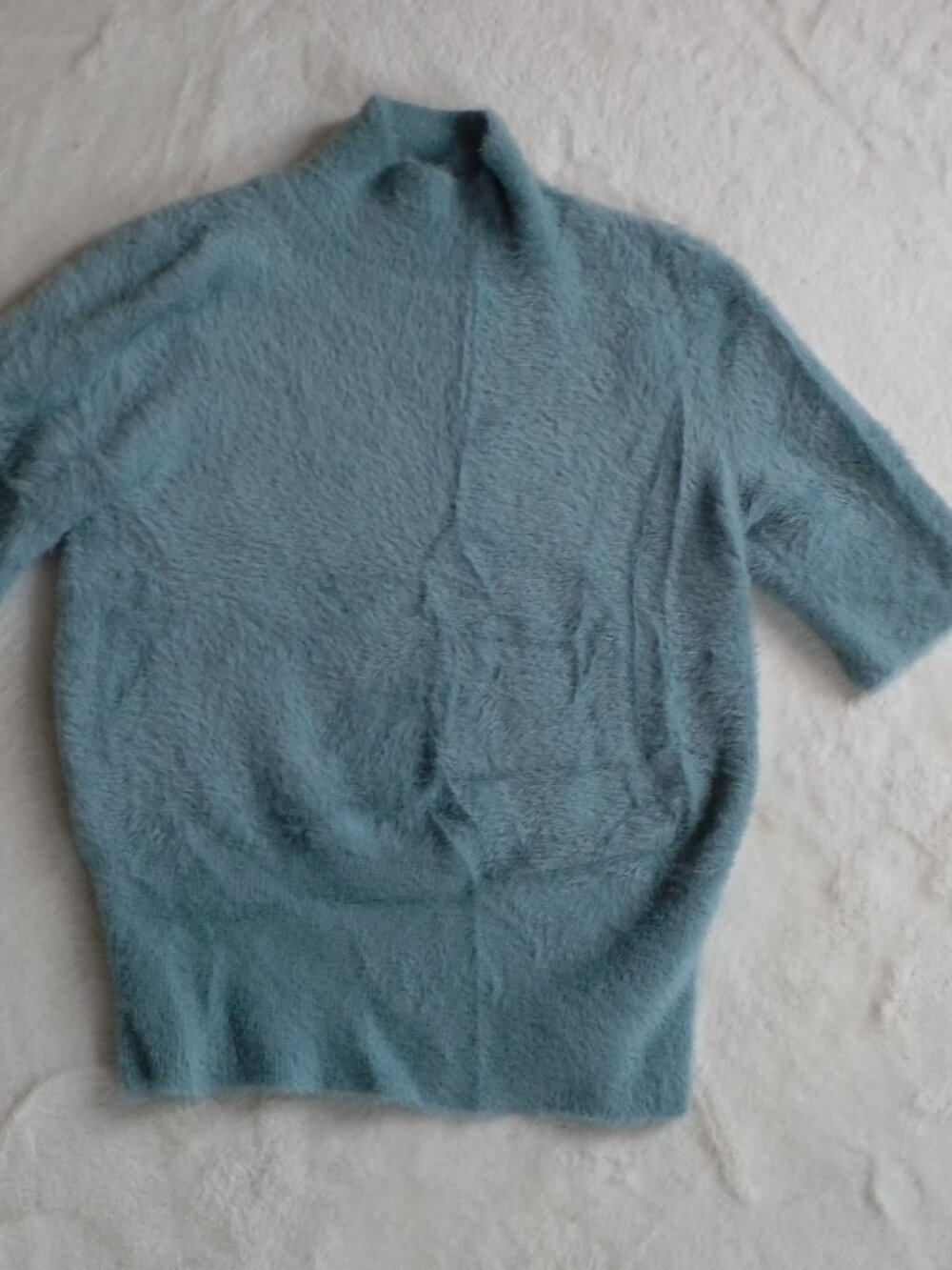 BAILEY 44 FUZZY SEA GREEN SWEATER SIZE S